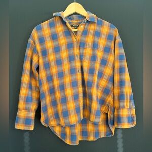 Madewell Westward Shirt in Arden Plaid in Small